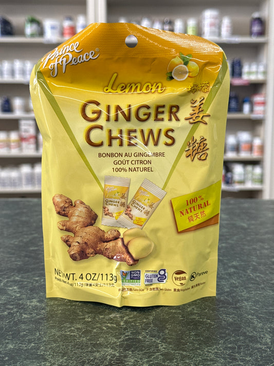 Ginger Chews Lemon Flavor