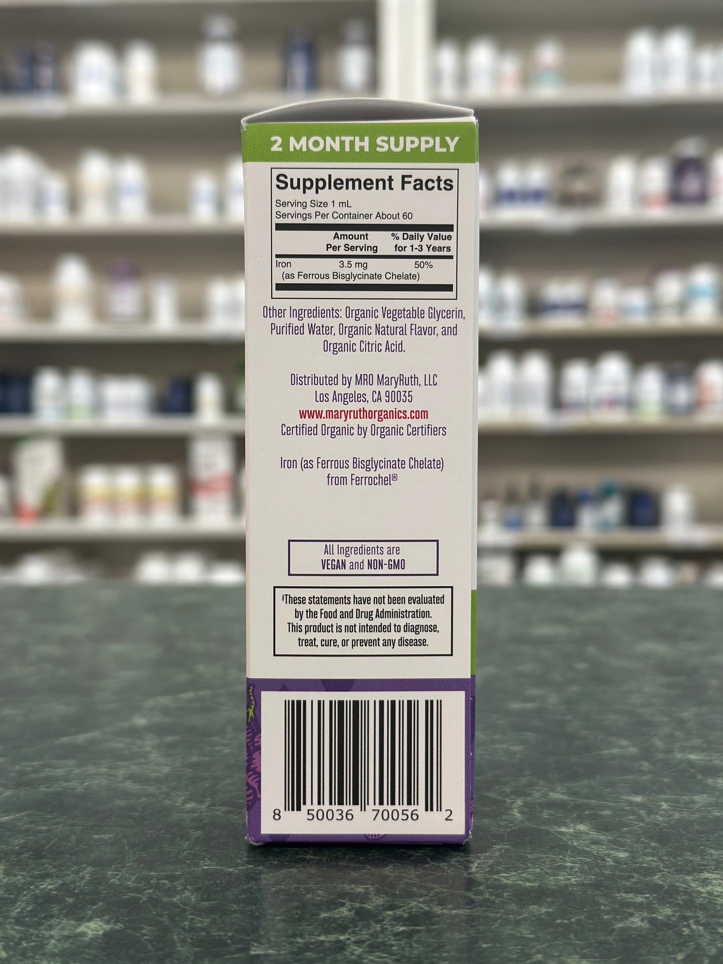 Organic Toddler Iron Drops