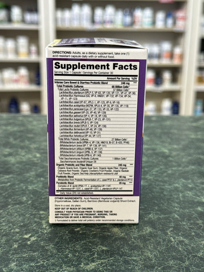 Intense Care Probiotic + Bowel and Diarrhea