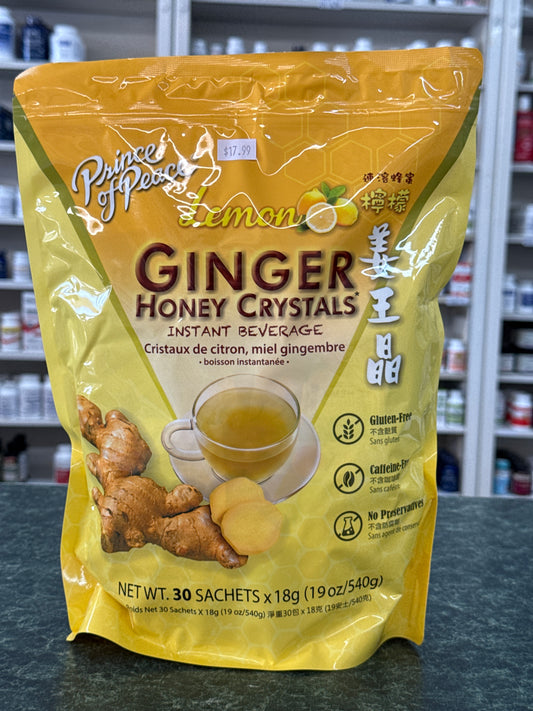 Ginger Honey Crystals w/ Lemon