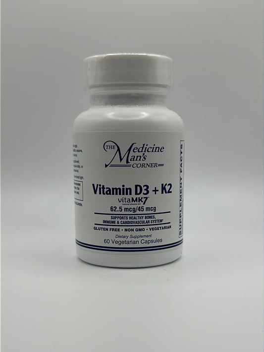 Vitamin D3 125mcg +K2 100mcg MK7