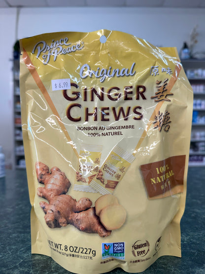 Ginger Chews Original 8oz