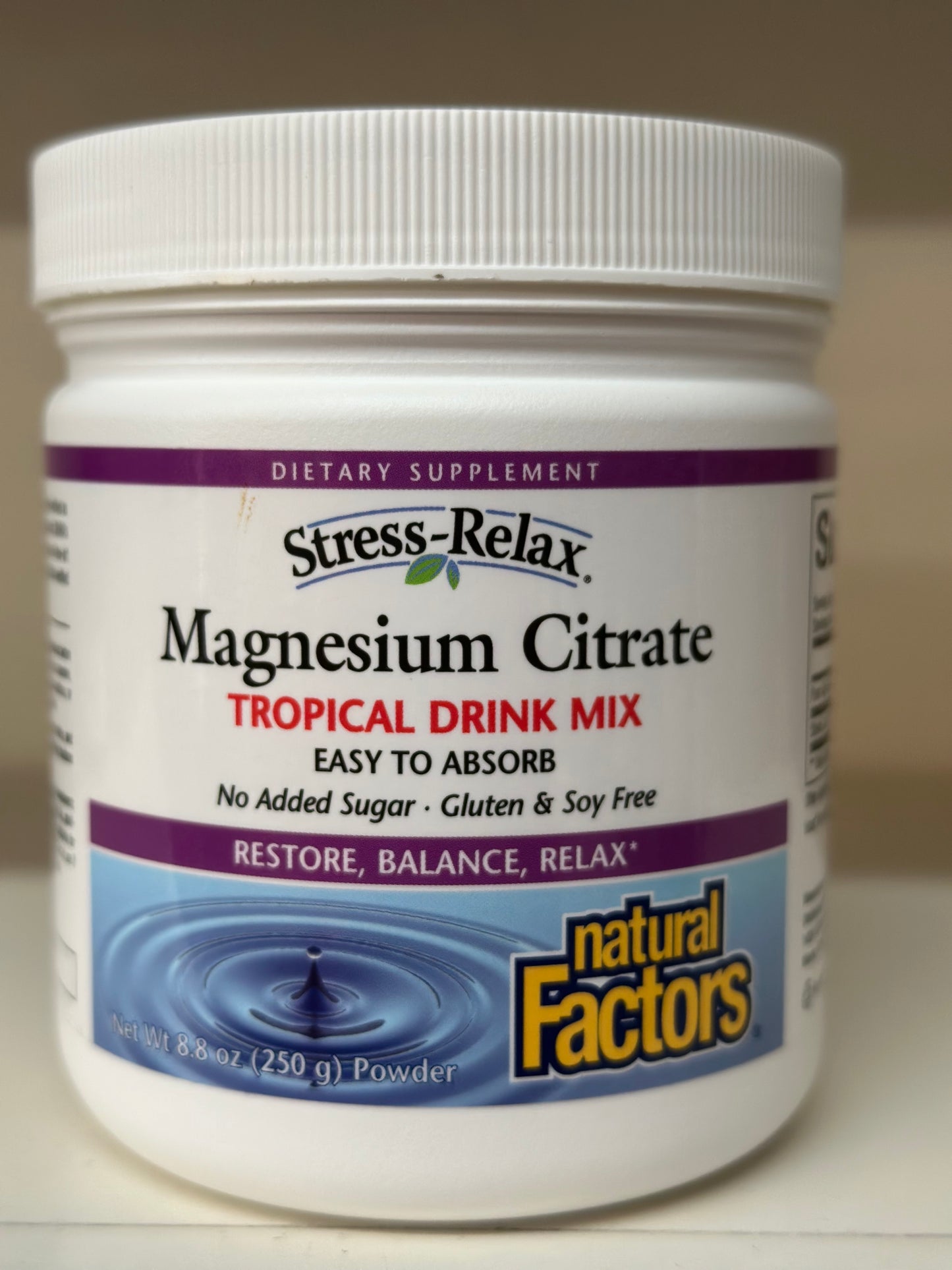 Magnesium Citrate Tropical Drink Mix