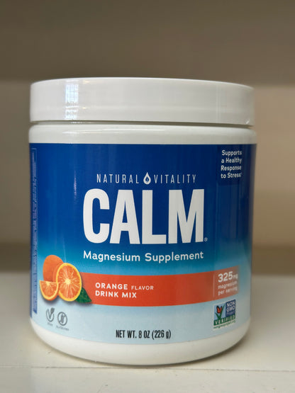 Natural Calm Orange 8 oz