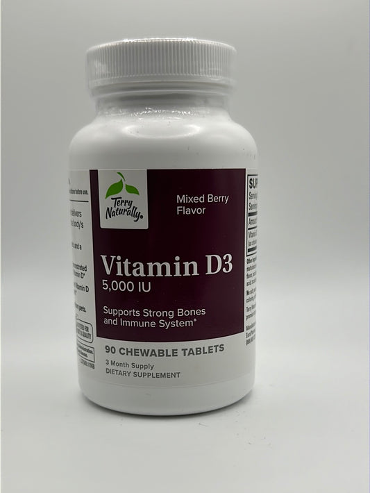 Vitamin D3 5,000iu Mixed Berry Chew