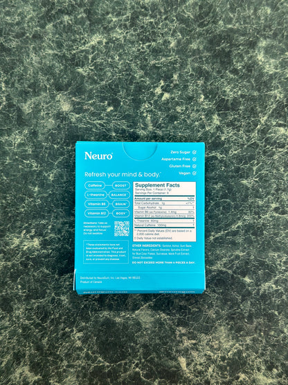 Neuro Gum Energy & Focus ES- Peppermint