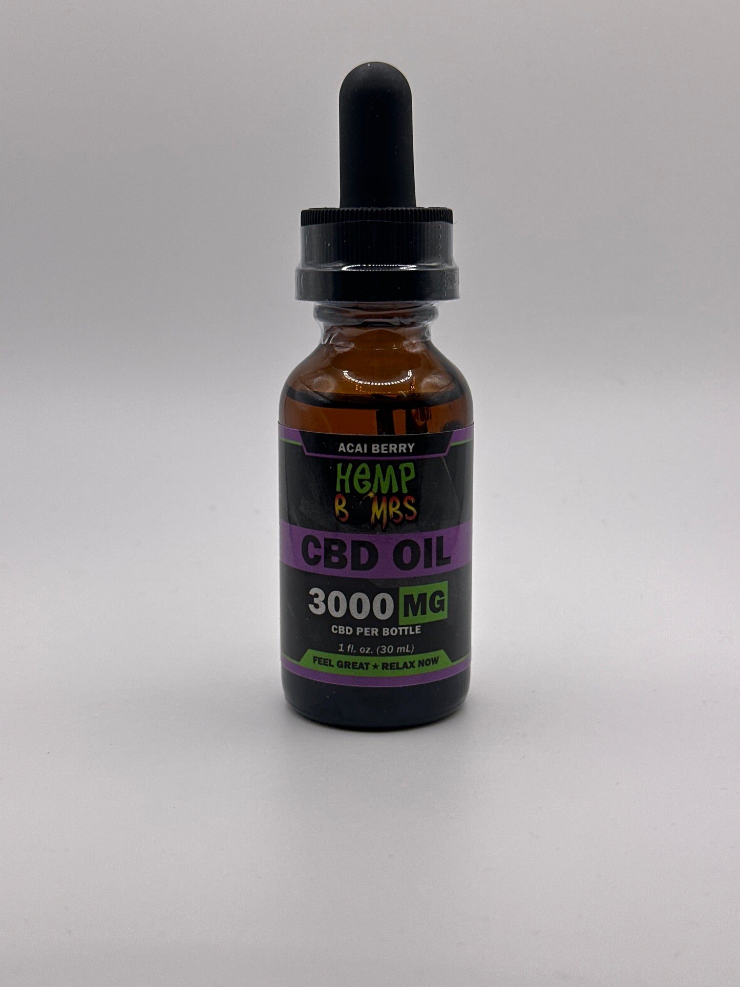 CBD OIL 3000mg 1 fl oz. hemp bombs