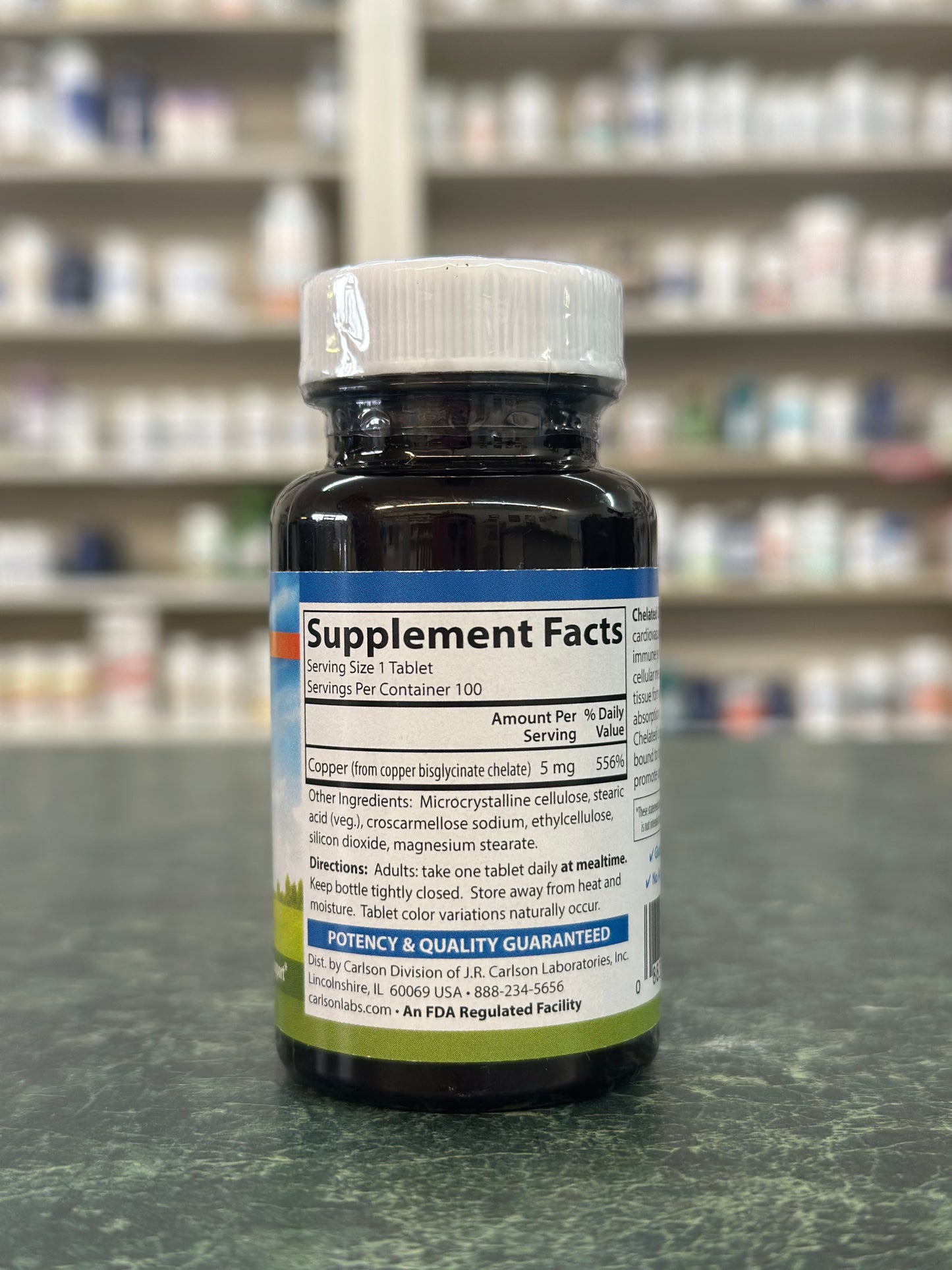 Chelated Copper 5 mg