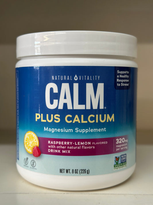 Natural Calm Calcium Rasp/Lemon