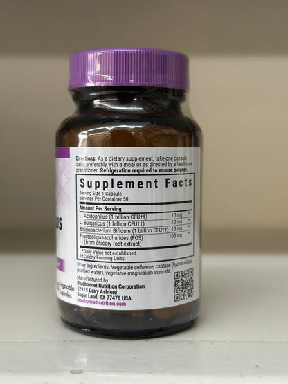 Milk-Free Acidophilus & FOS 50 caps