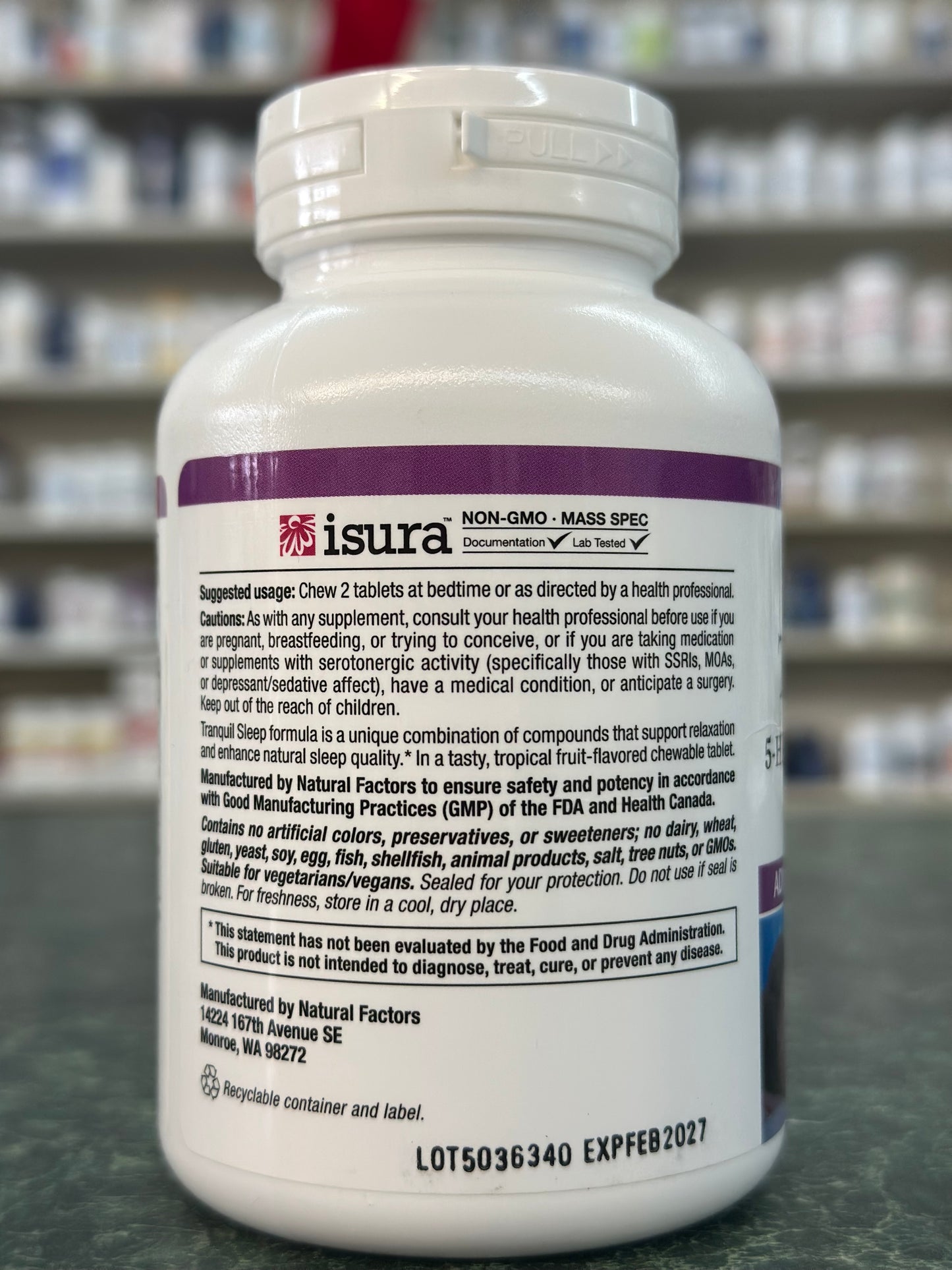 Tranquil Sleep Chewable Tablets