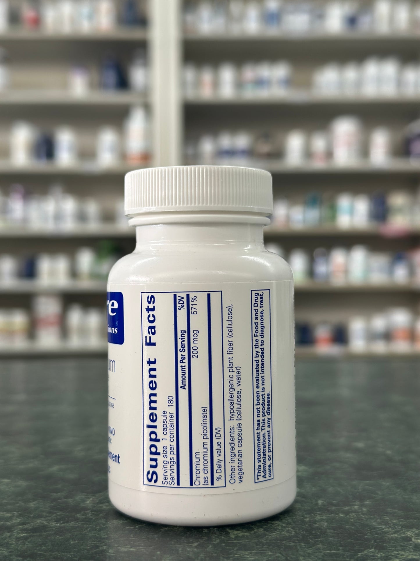 Chromium 200mcg 180 count