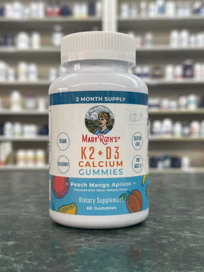 K2 +D3 Calcium Gummies