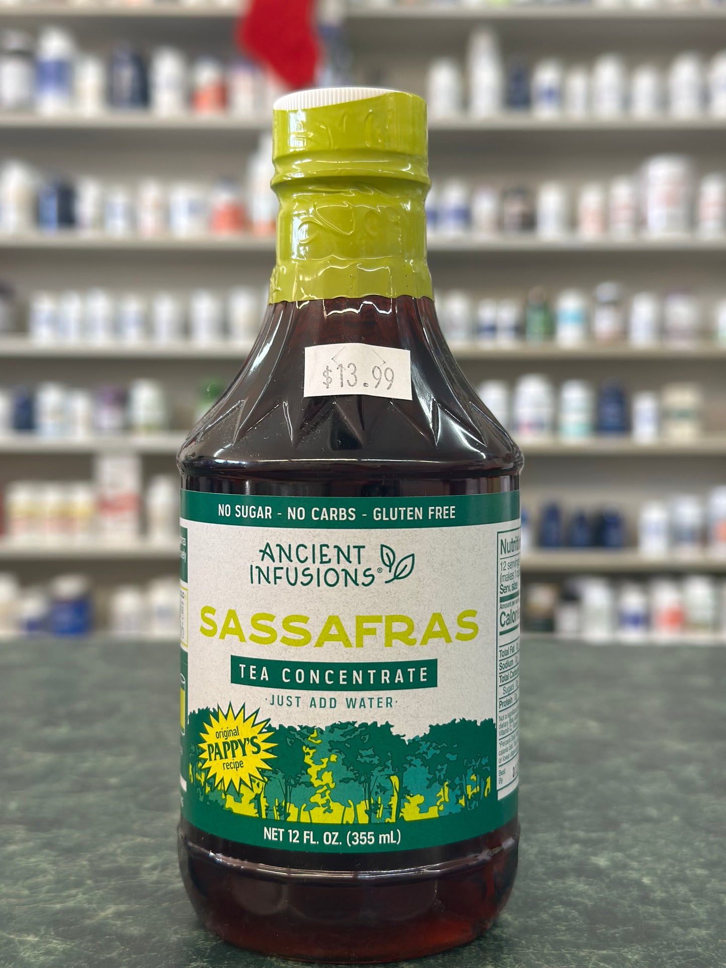 Sassafras tea concentrate