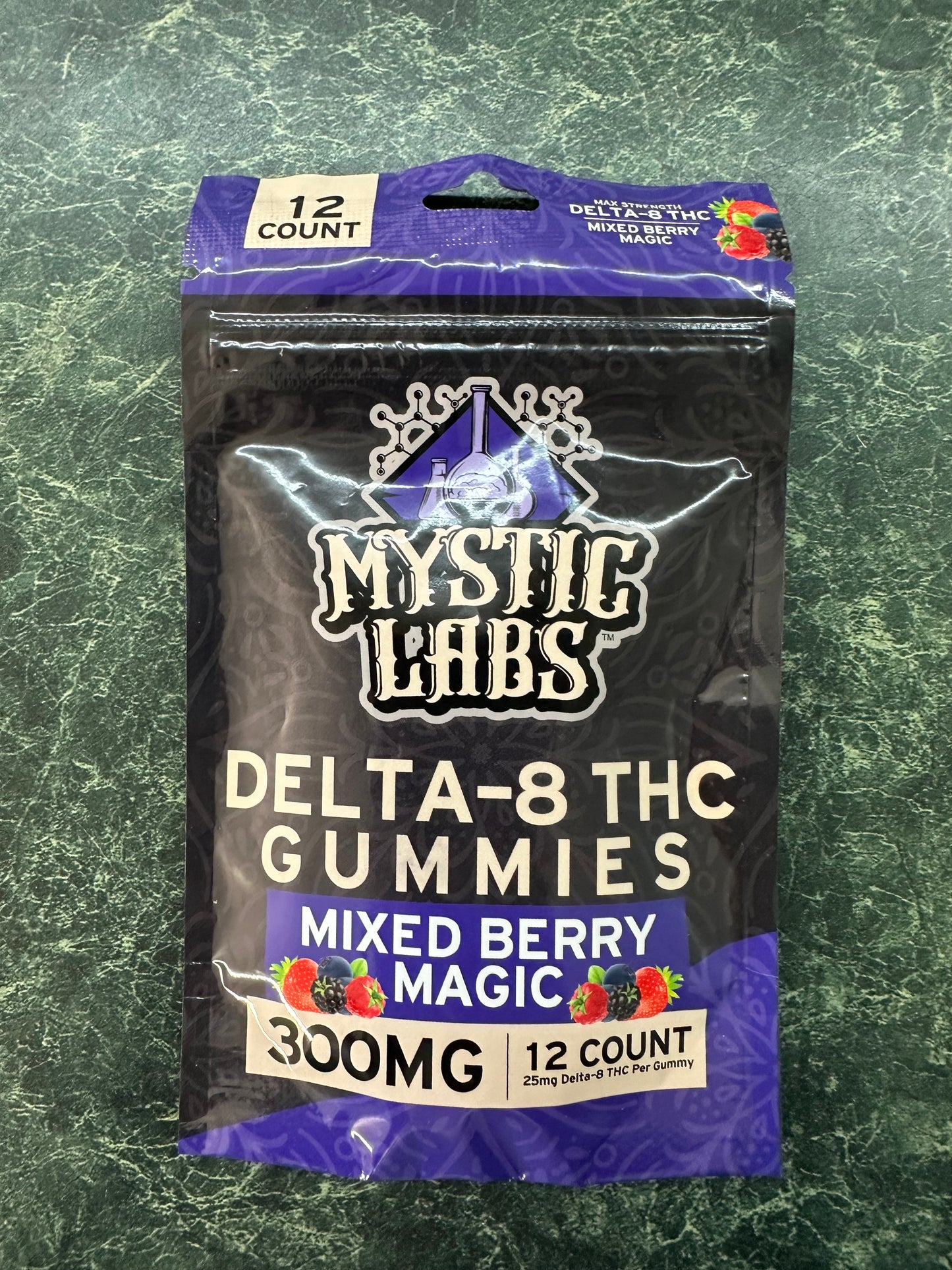 Delta 8 Gummies Mixed Berry 300mg 12 ct