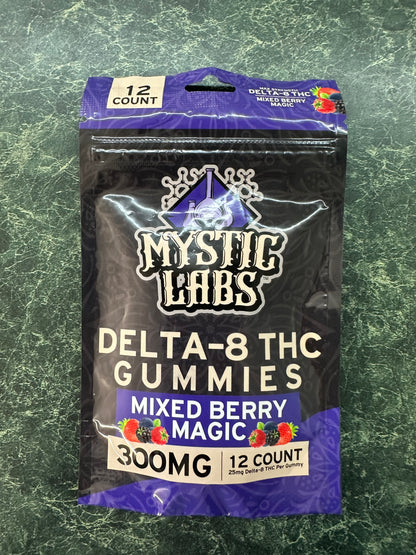 Delta 8 Gummies Mixed Berry 300mg 12 ct