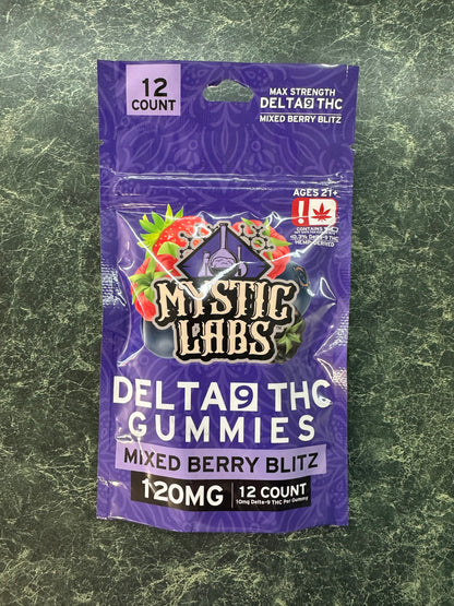 Delta 9 Gummies 12 ct Mixed Berry