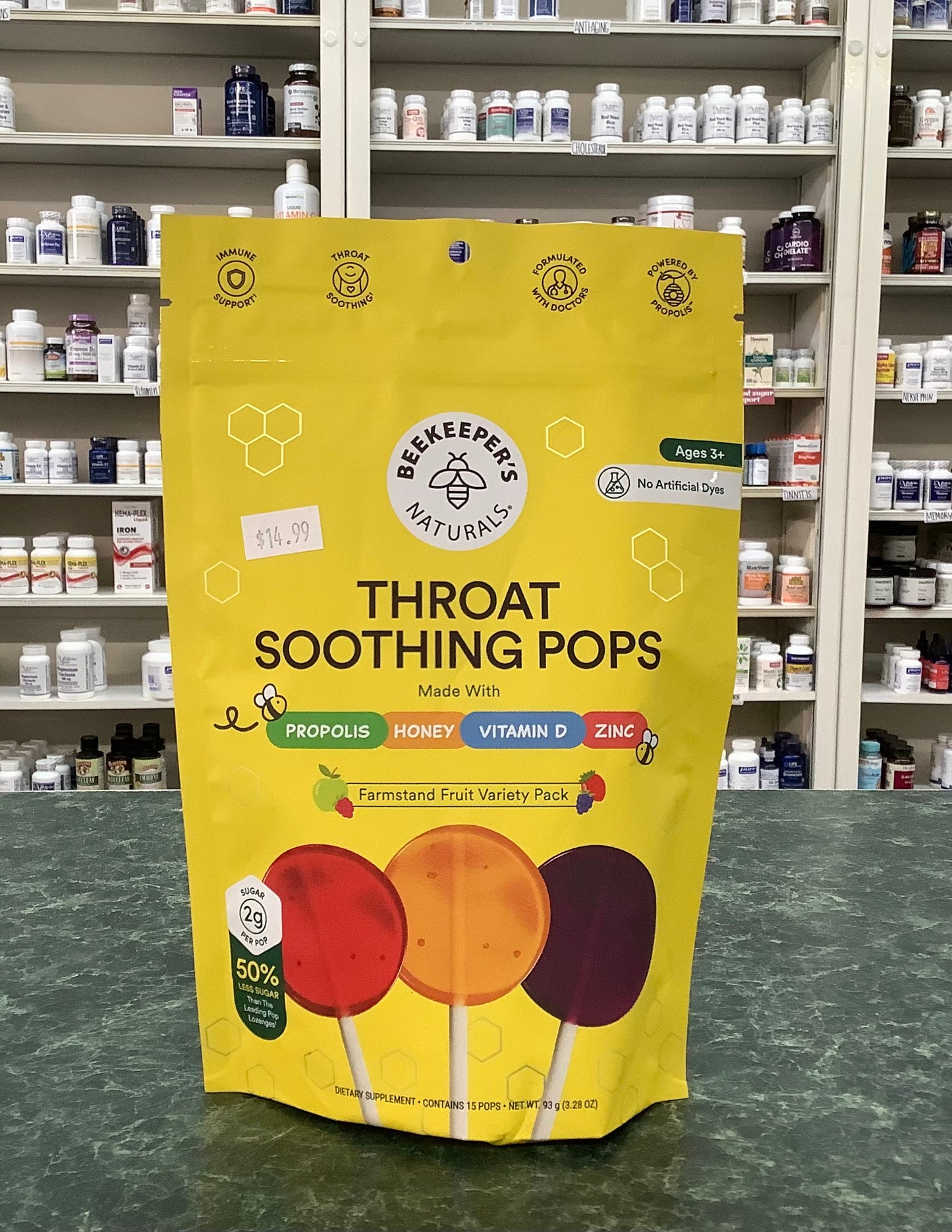 Kid’s Propolis Throat Soothing Lollipops