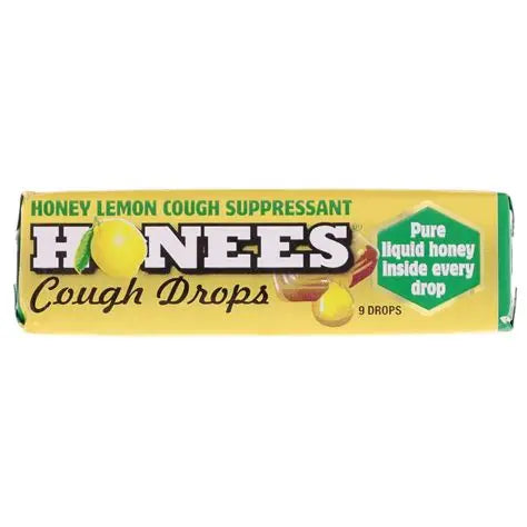 Honees Lemon Menthol Drops
