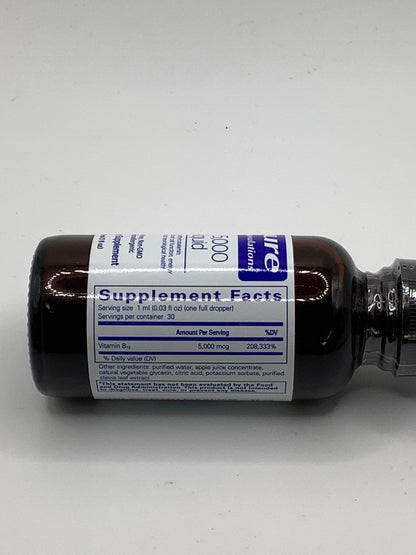 B-12, Liquid 5,000 mcg 30ml