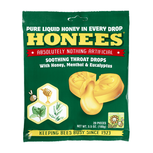 Honees Menthol & Eucalyptus Drops- Bag